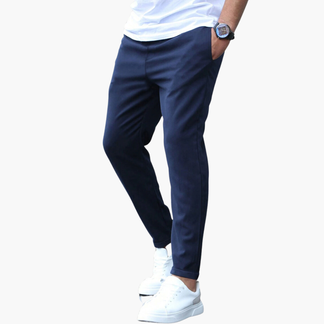 OLIVER|Modern stretch trousers for men