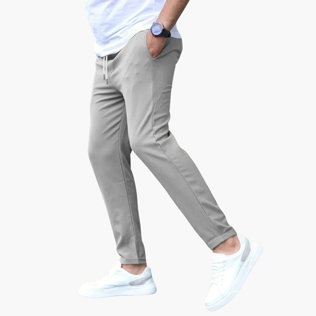 OLIVER|Modern stretch trousers for men