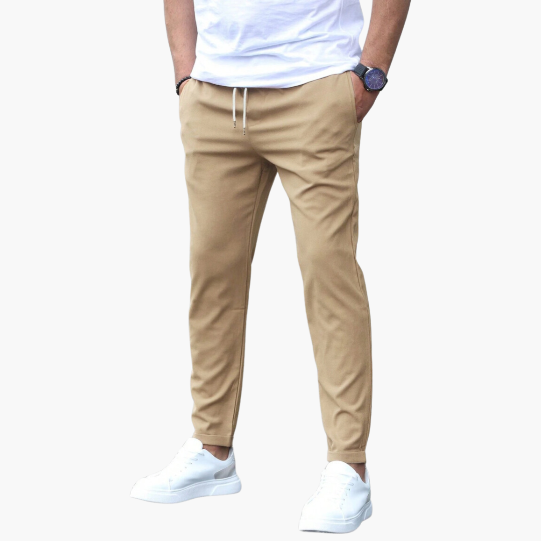 OLIVER|Modern stretch trousers for men