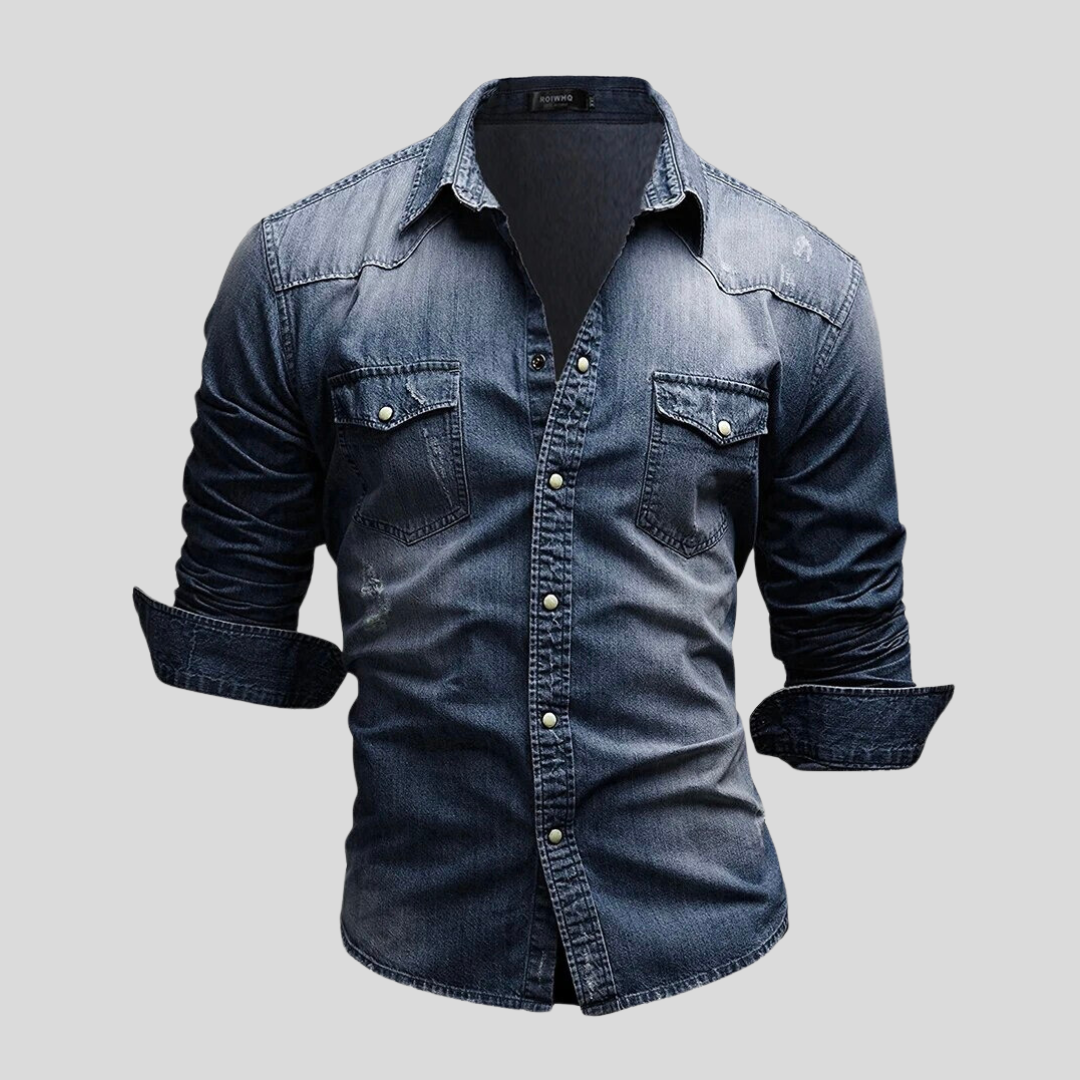 DAVID｜Modern denim shirt