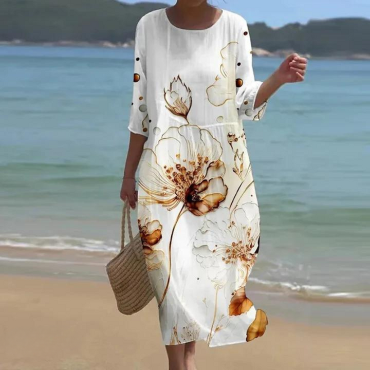 ELIZA | Elegant Floral Maxi Dress