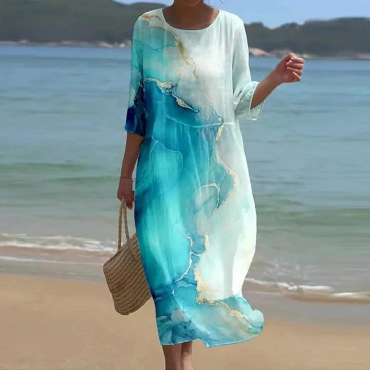 ELIZA | Elegant Floral Maxi Dress