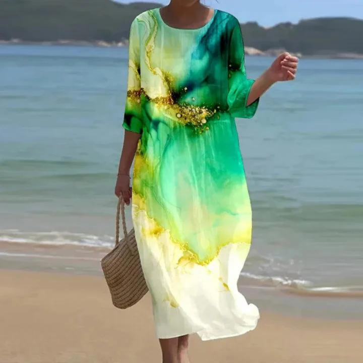 ELIZA | Elegant Floral Maxi Dress