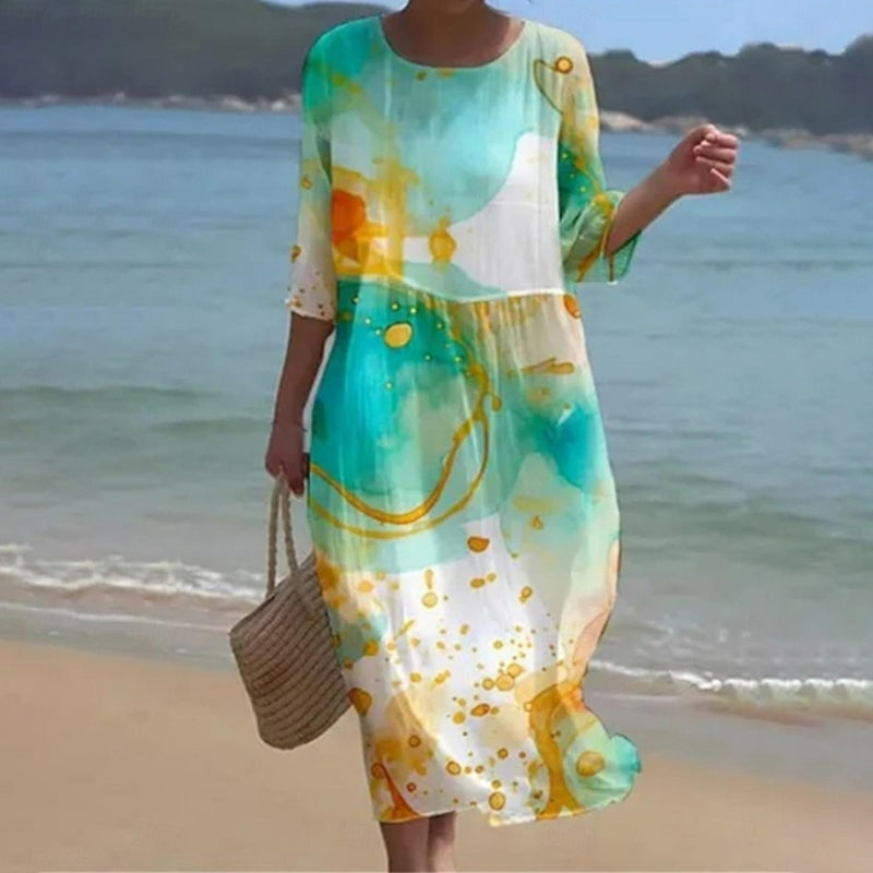 ELIZA | Elegant Floral Maxi Dress