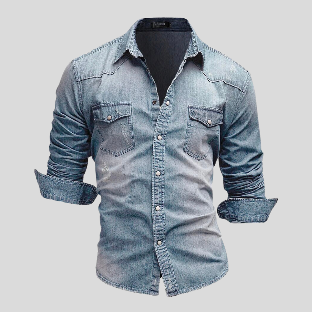 DAVID｜Modern denim shirt