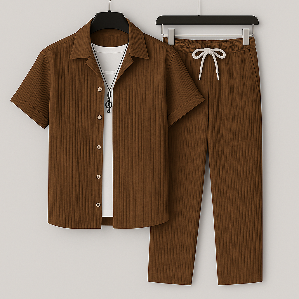 OLIVER｜Relaxed linen two-piece set