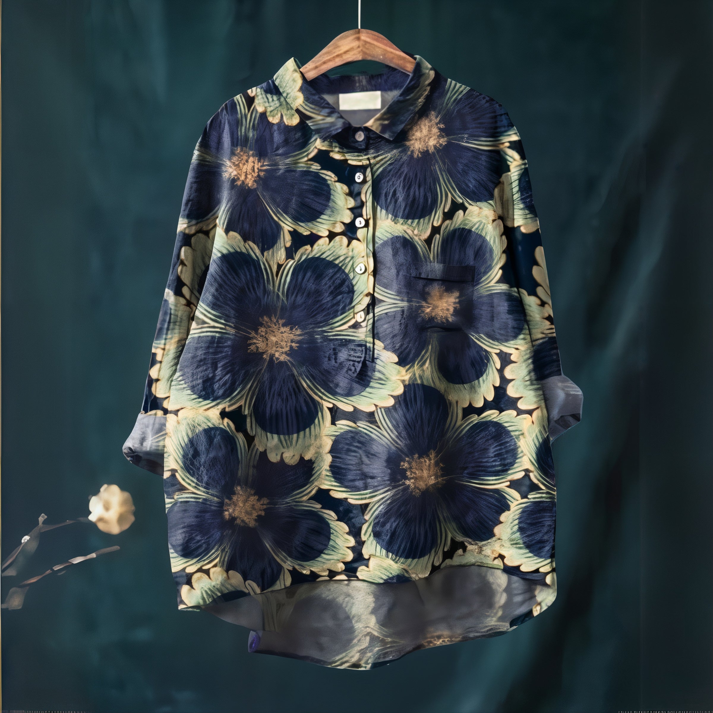 IVY｜Romantic Floral Print Blouse
