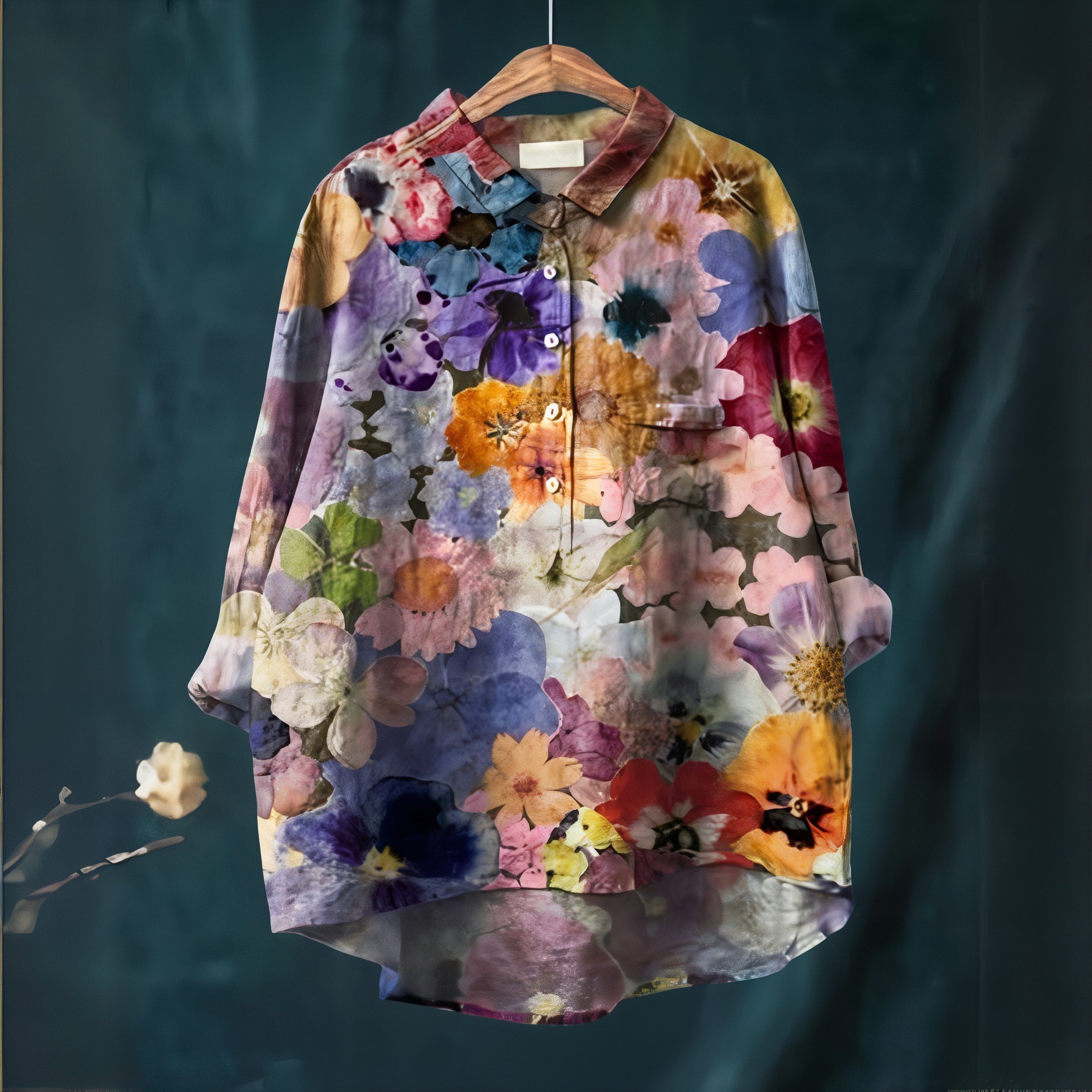 IVY｜Romantic Floral Print Blouse