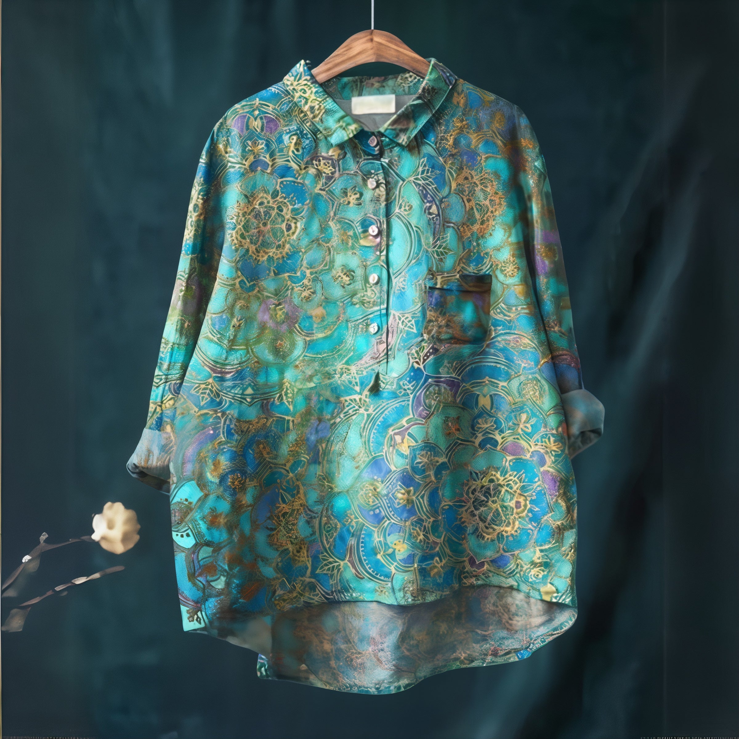 IVY｜Romantic Floral Print Blouse