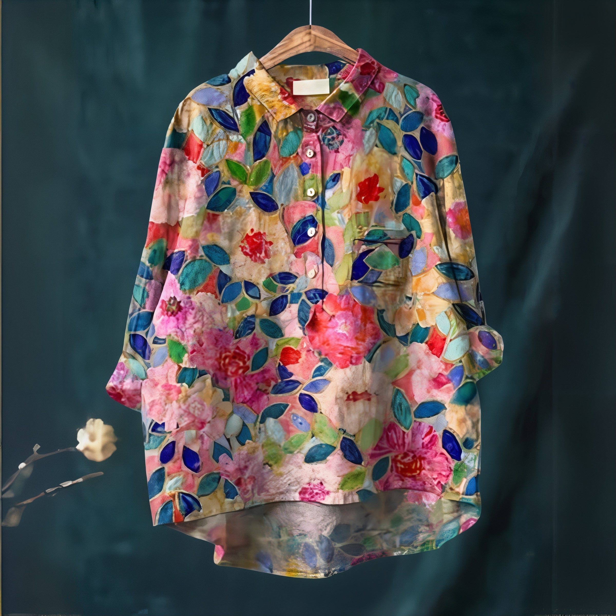 IVY｜Romantic Floral Print Blouse