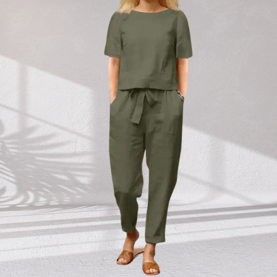 CLEA™｜Elegant Ladies Summer 2-Piece Set