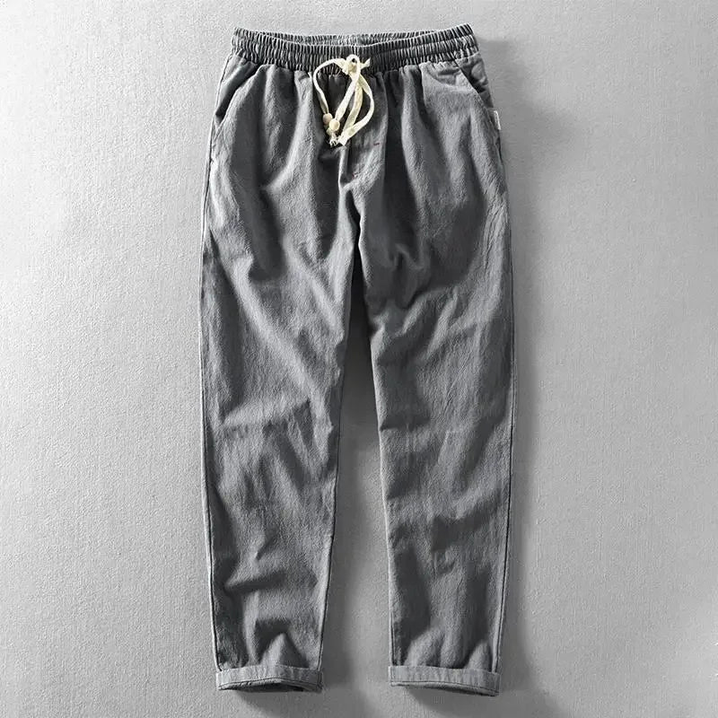 EDWARD｜Men's Linen Trousers