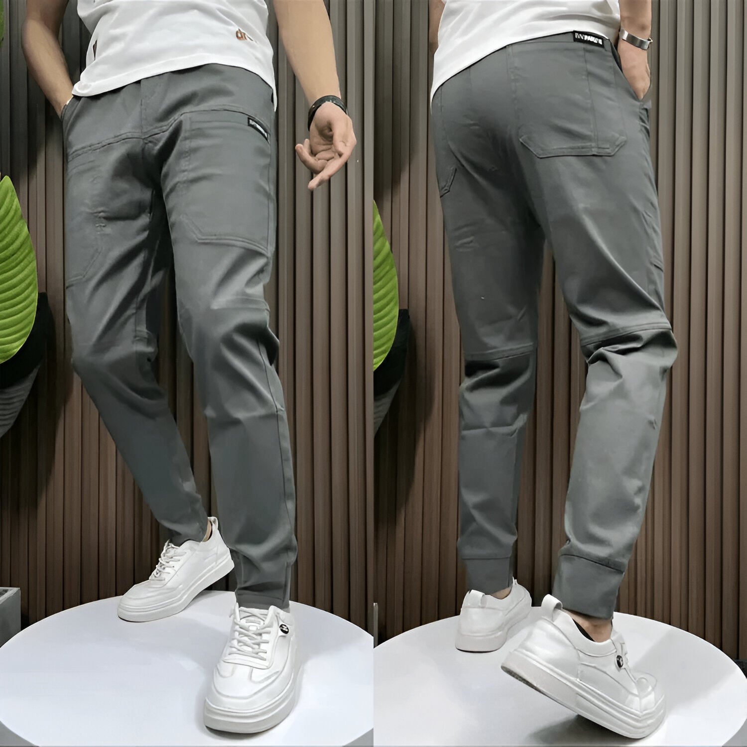 CHRISTIAN | Premium Elastic Cargo Pants for men