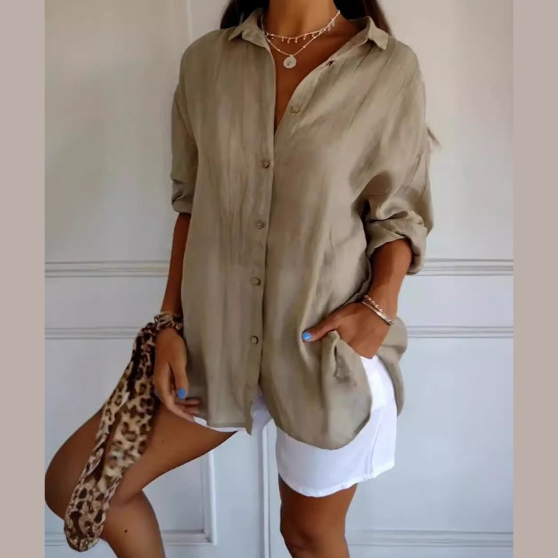 SUSAN | Classic pleated shirt