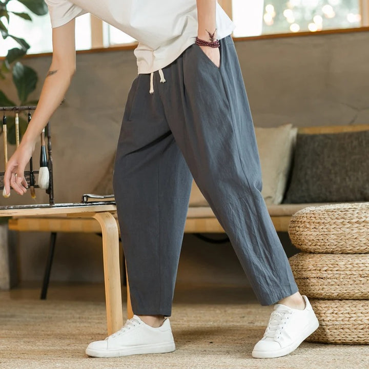CALLUM | Men's summer linen trousers