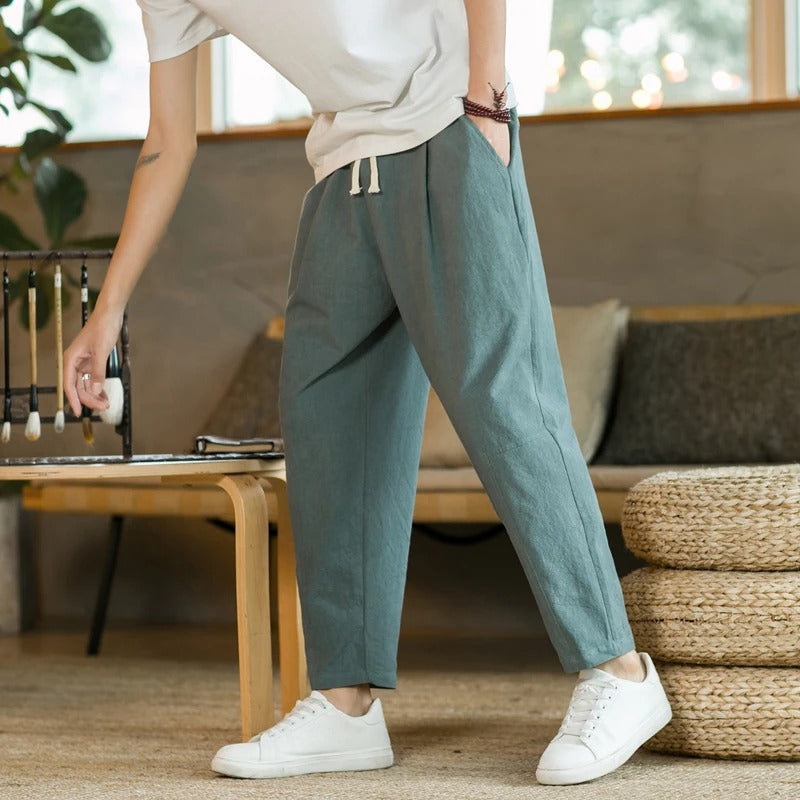 CALLUM | Men's summer linen trousers