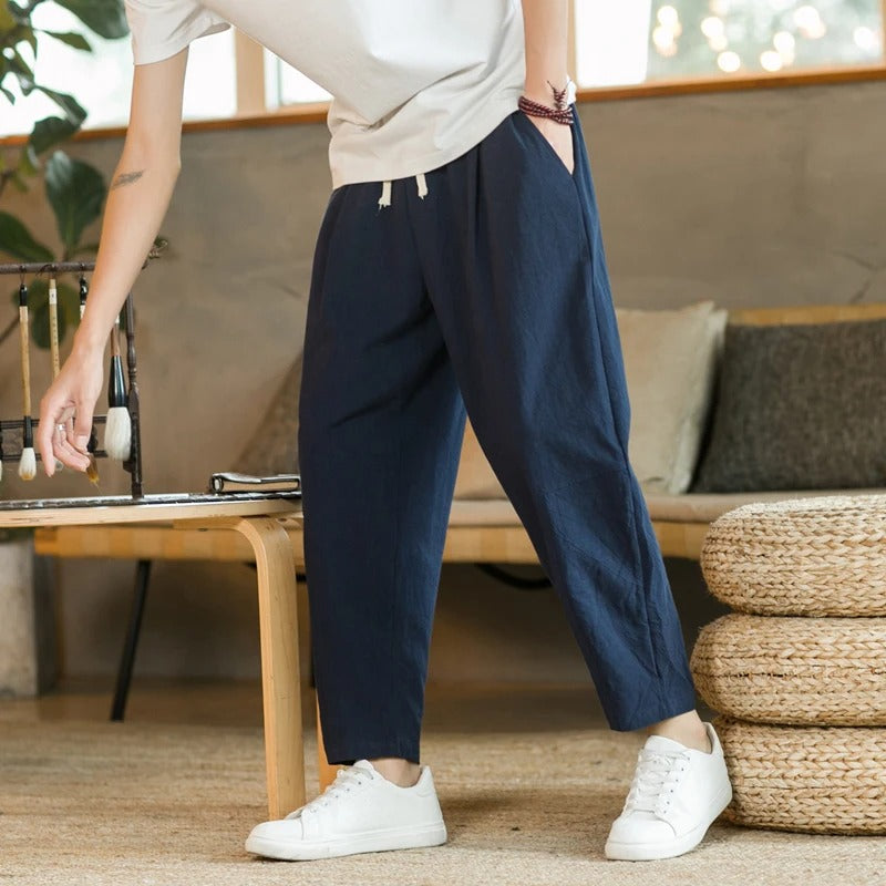 CALLUM | Men's summer linen trousers