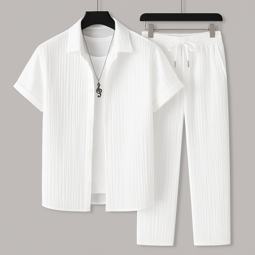 OLIVER｜Relaxed linen two-piece set